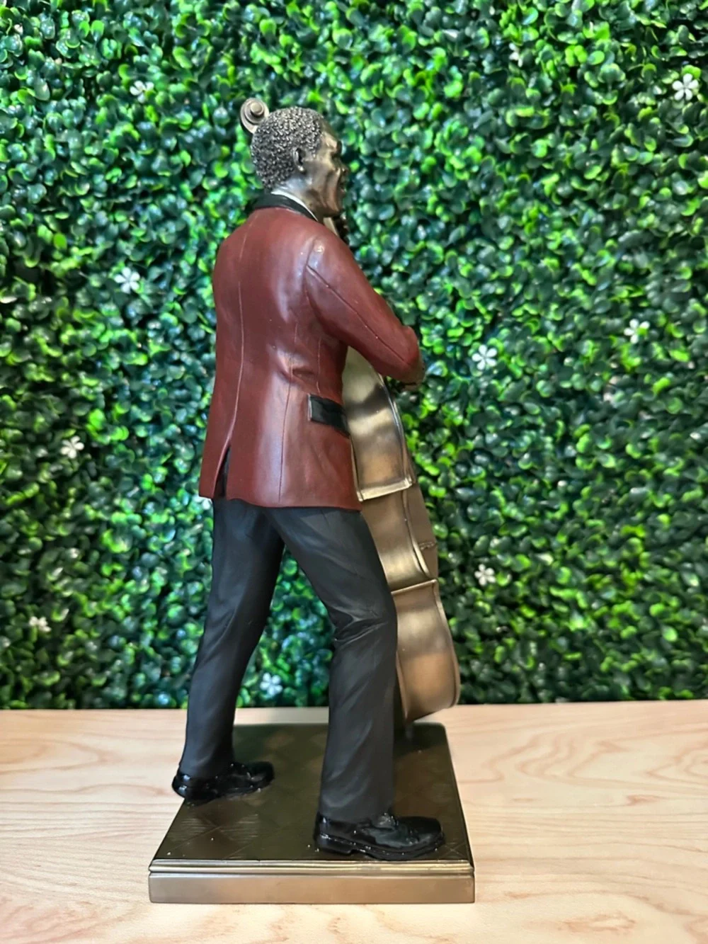 Studio Collection Jazz Band Double Bass Player Statue Figurine New - Picture 3 of 6